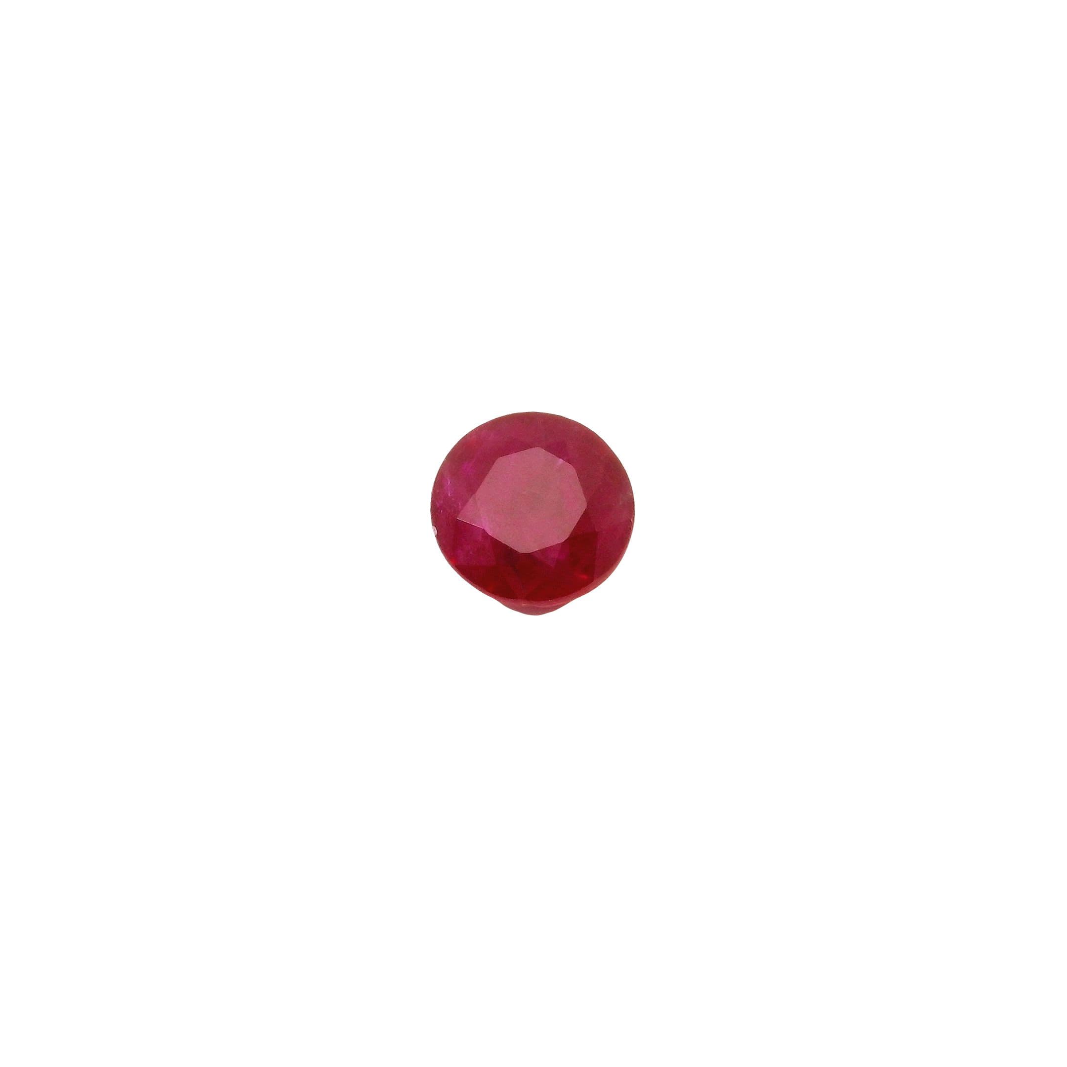 1.62ct Round Natural Ruby