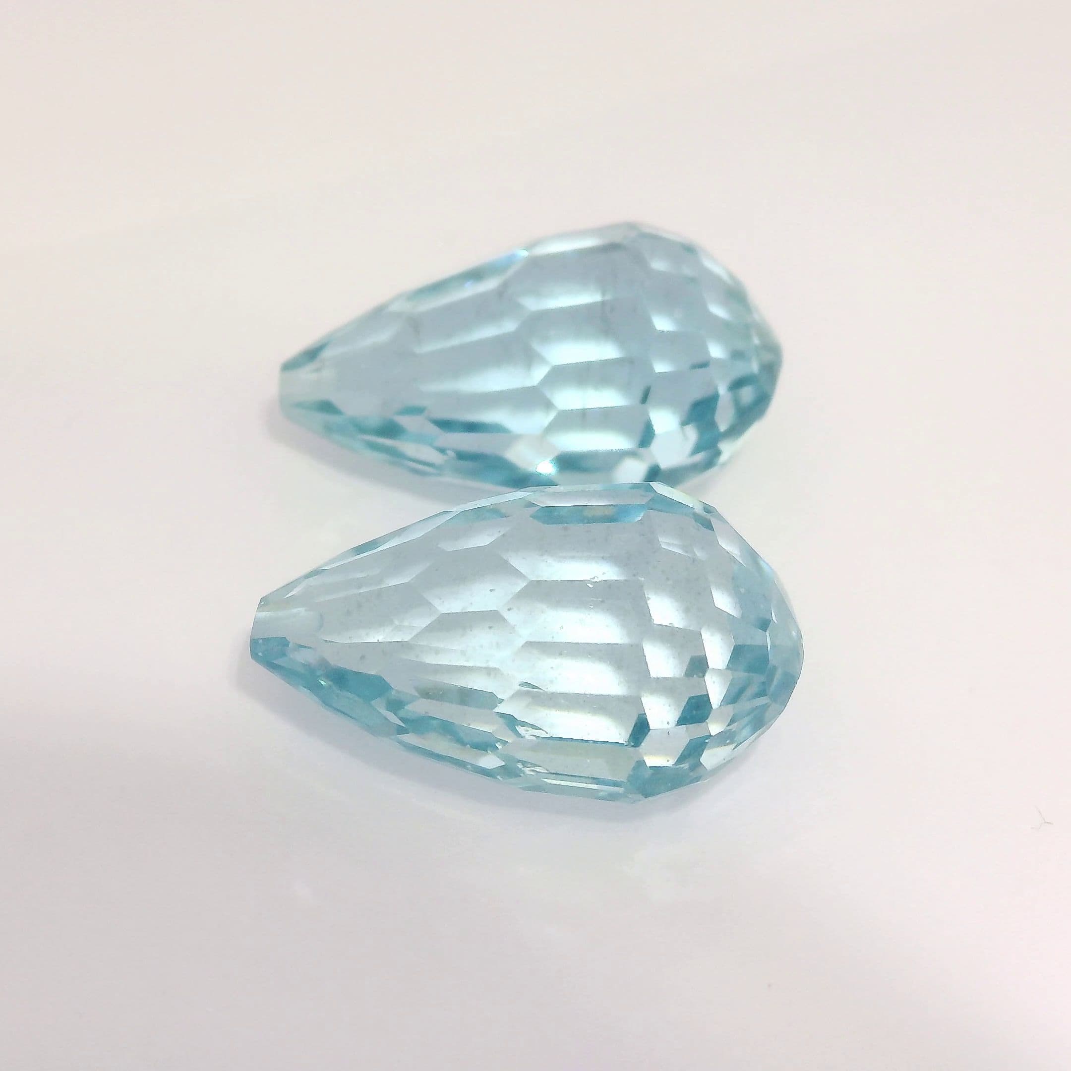 17.32ct Pear Natural Aquamarine