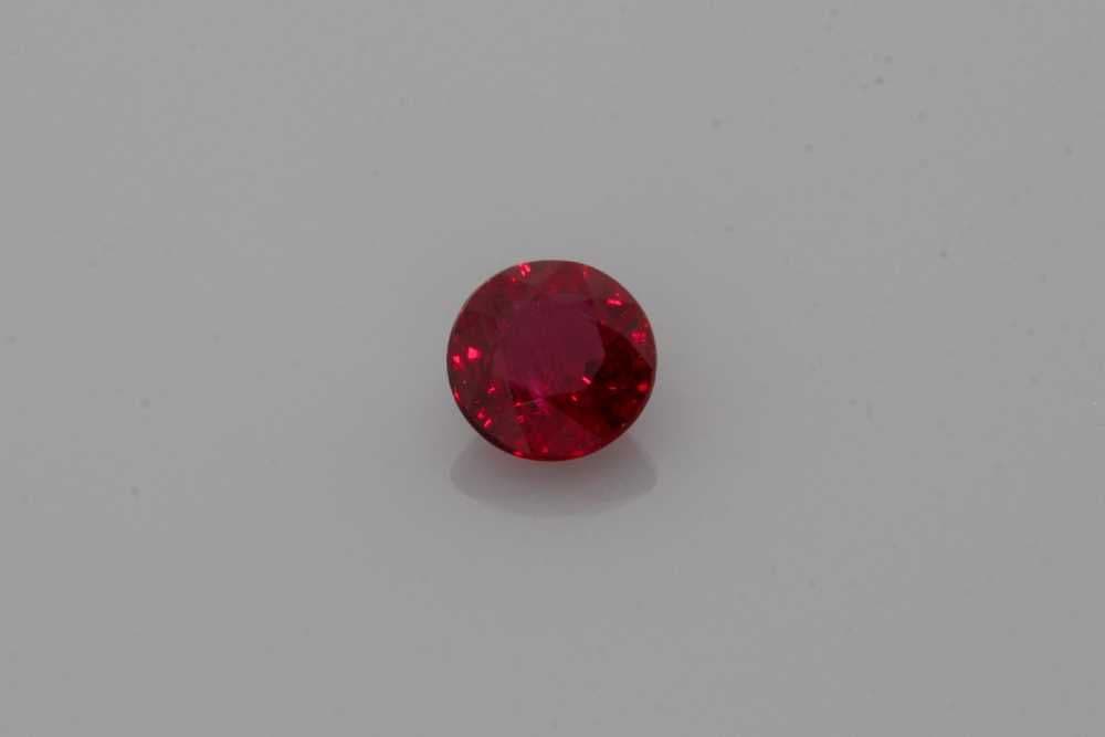 0.55ct Round Natural Ruby