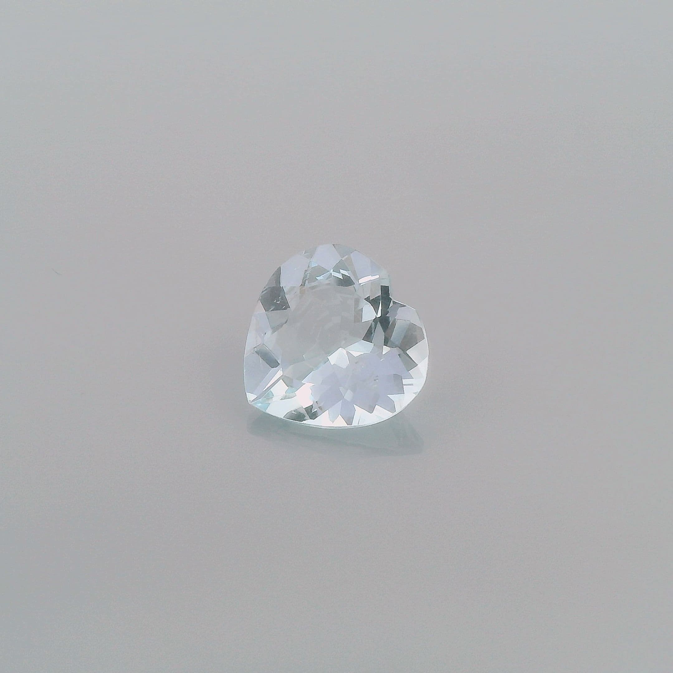 6.94ct Heart Natural Aquamarine