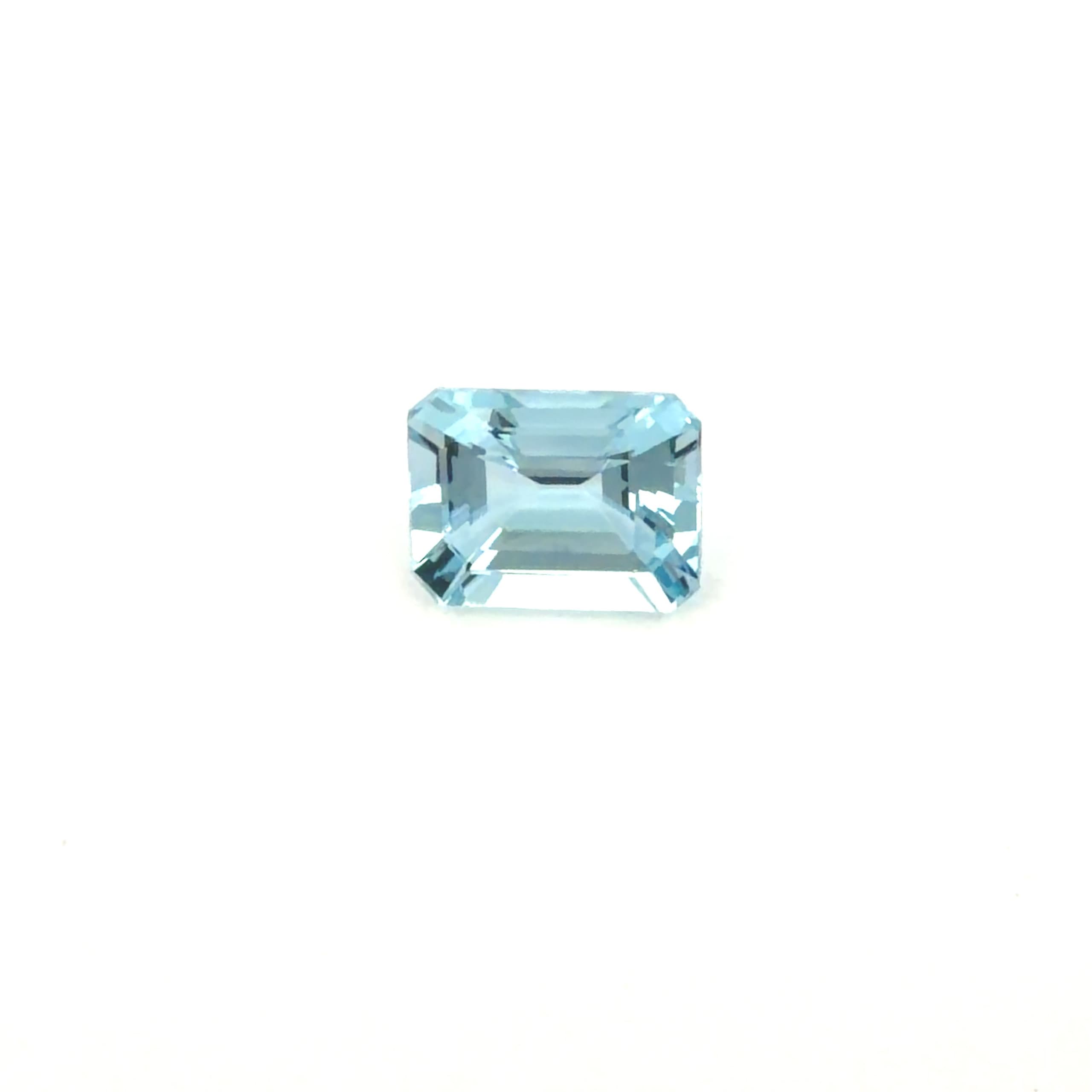 2.14ct Octagon Natural Aquamarine