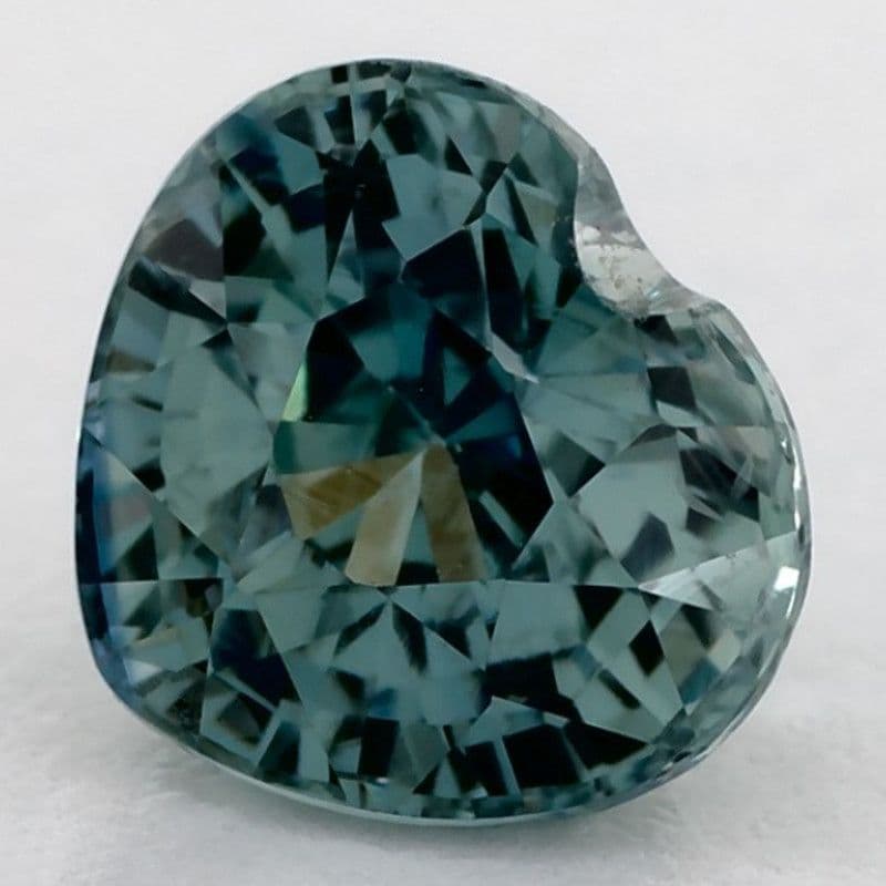1.69ct Heart Natural Sapphire