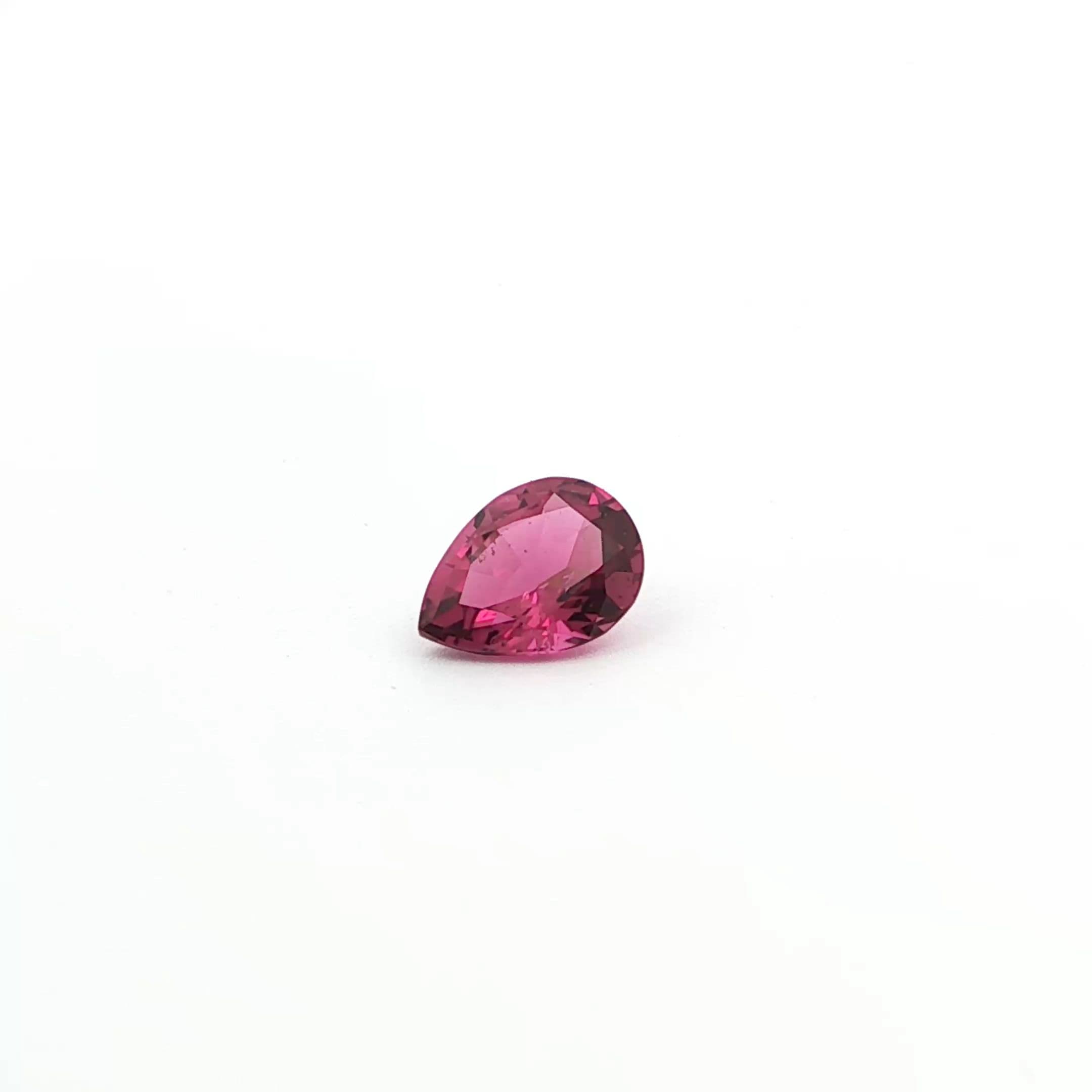 1ct Pear Natural Tourmaline
