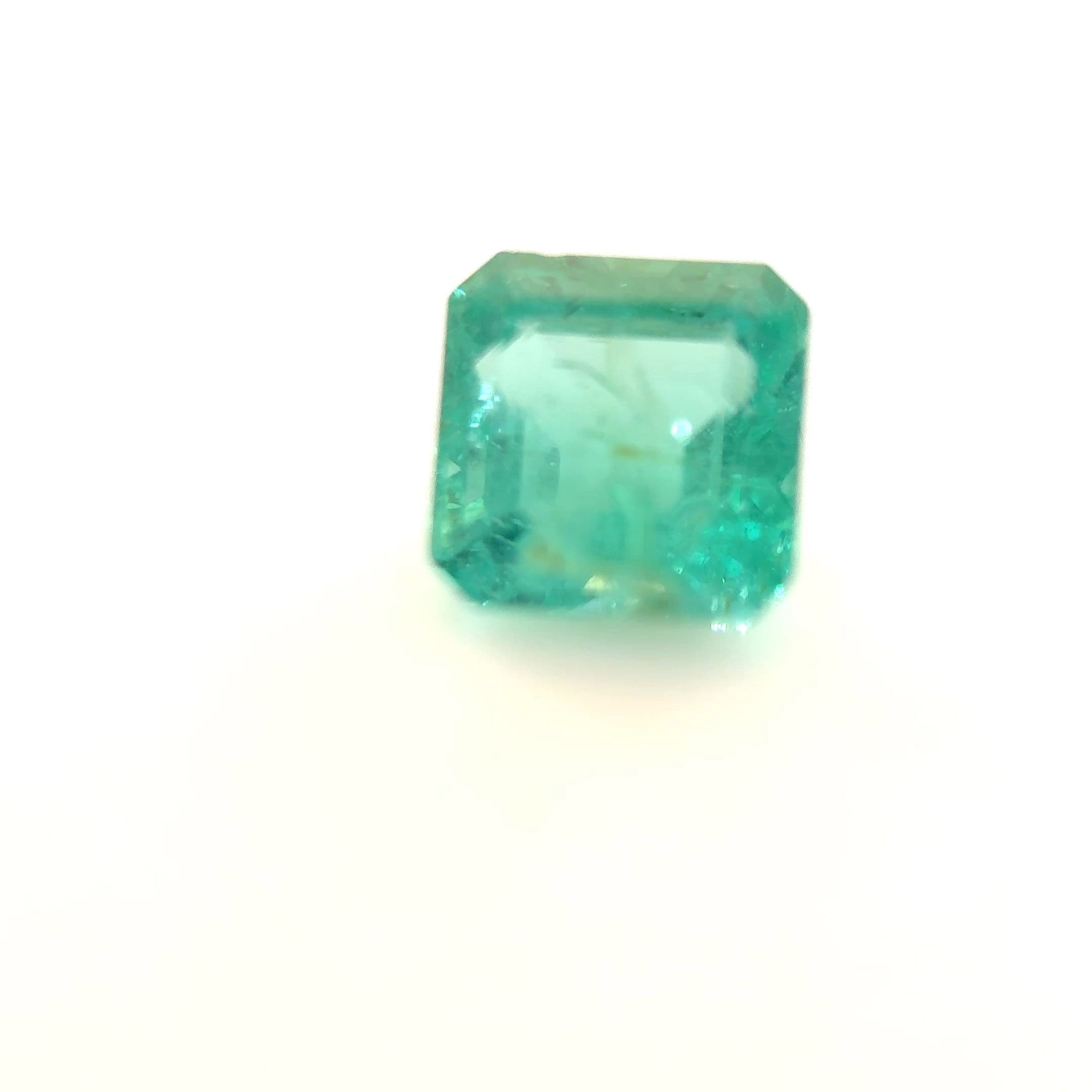 1.14ct Asscher Natural Emerald