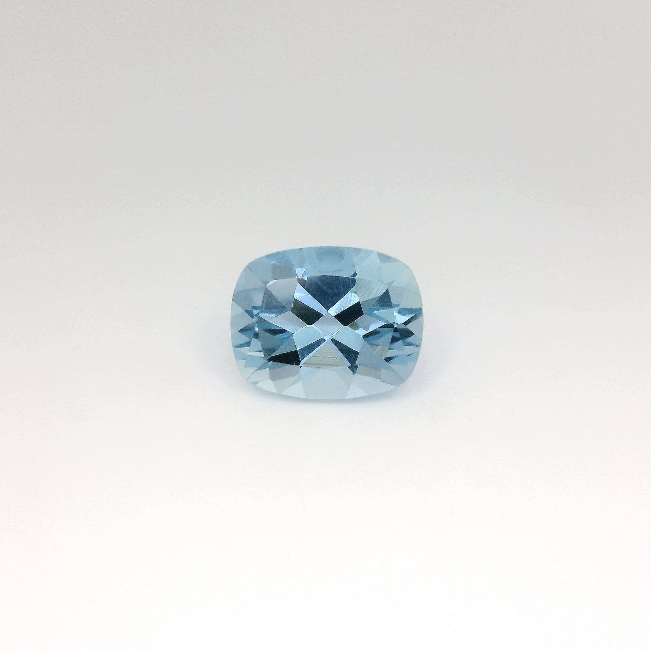 2.55ct Cushion Natural Aquamarine