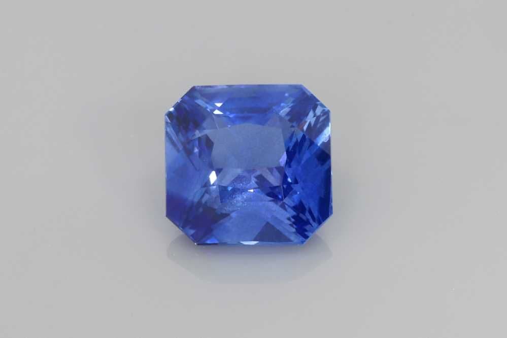 2.4ct Asscher Natural Sapphire