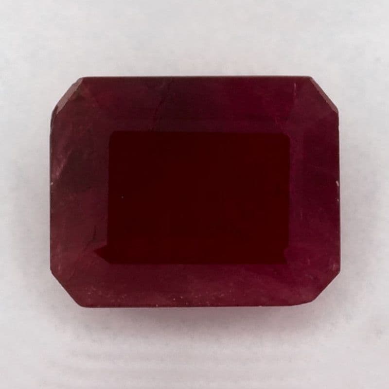 3.29ct Octagon Natural Ruby