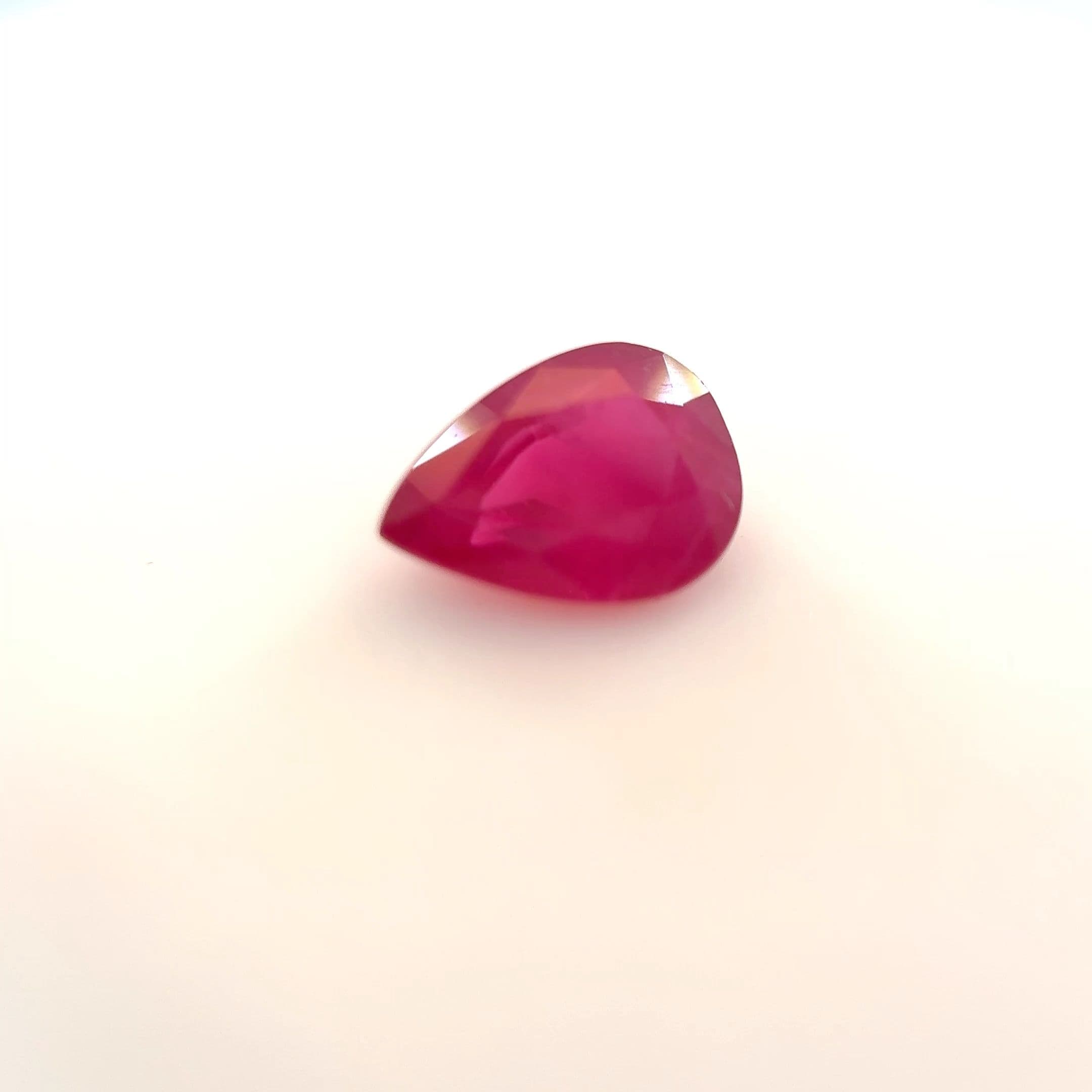 0.89ct Pear Natural Ruby