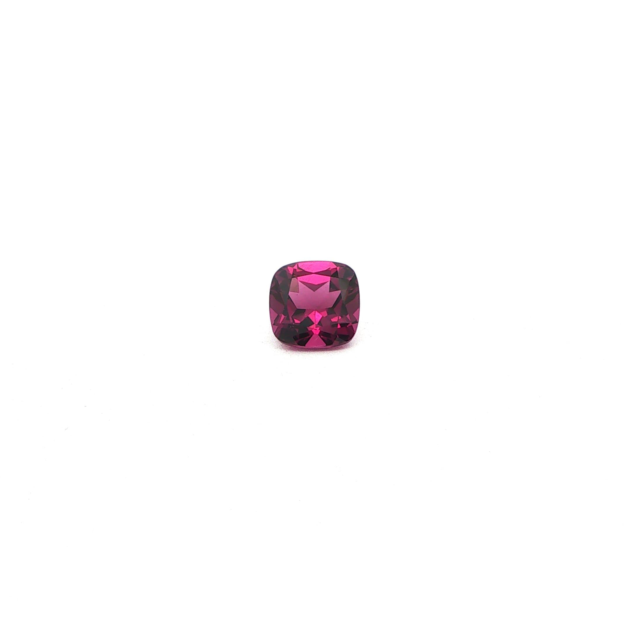 1.9ct Cushion Natural Garnet