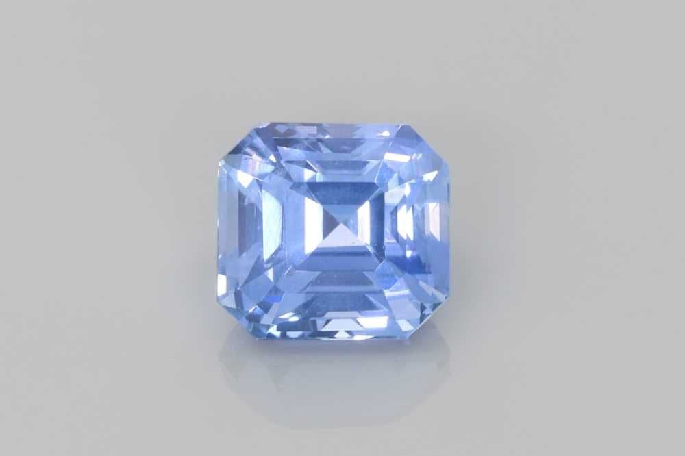 2.05ct Asscher Natural Sapphire