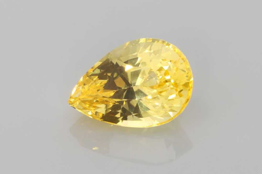 3.01ct Pear Natural Sapphire