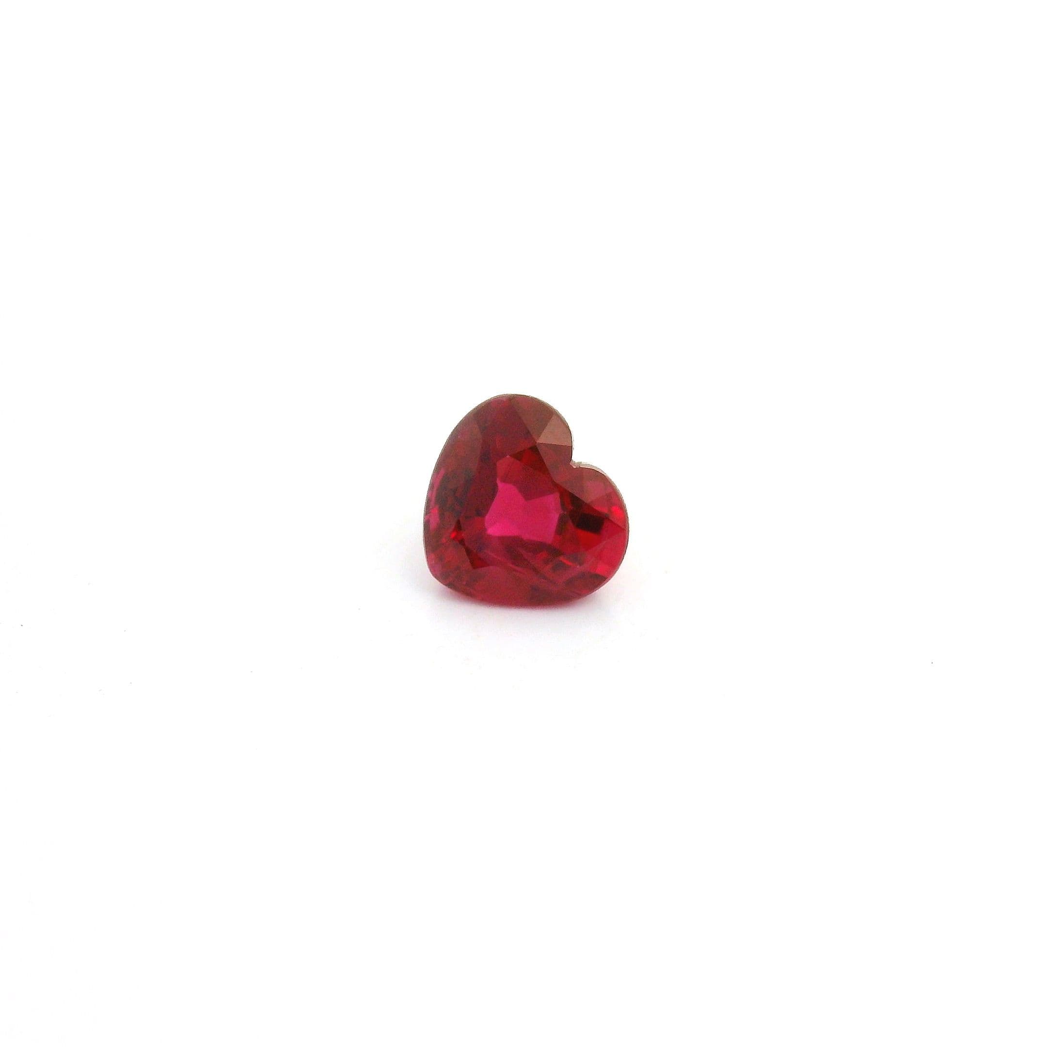 0.66ct Heart Natural Ruby