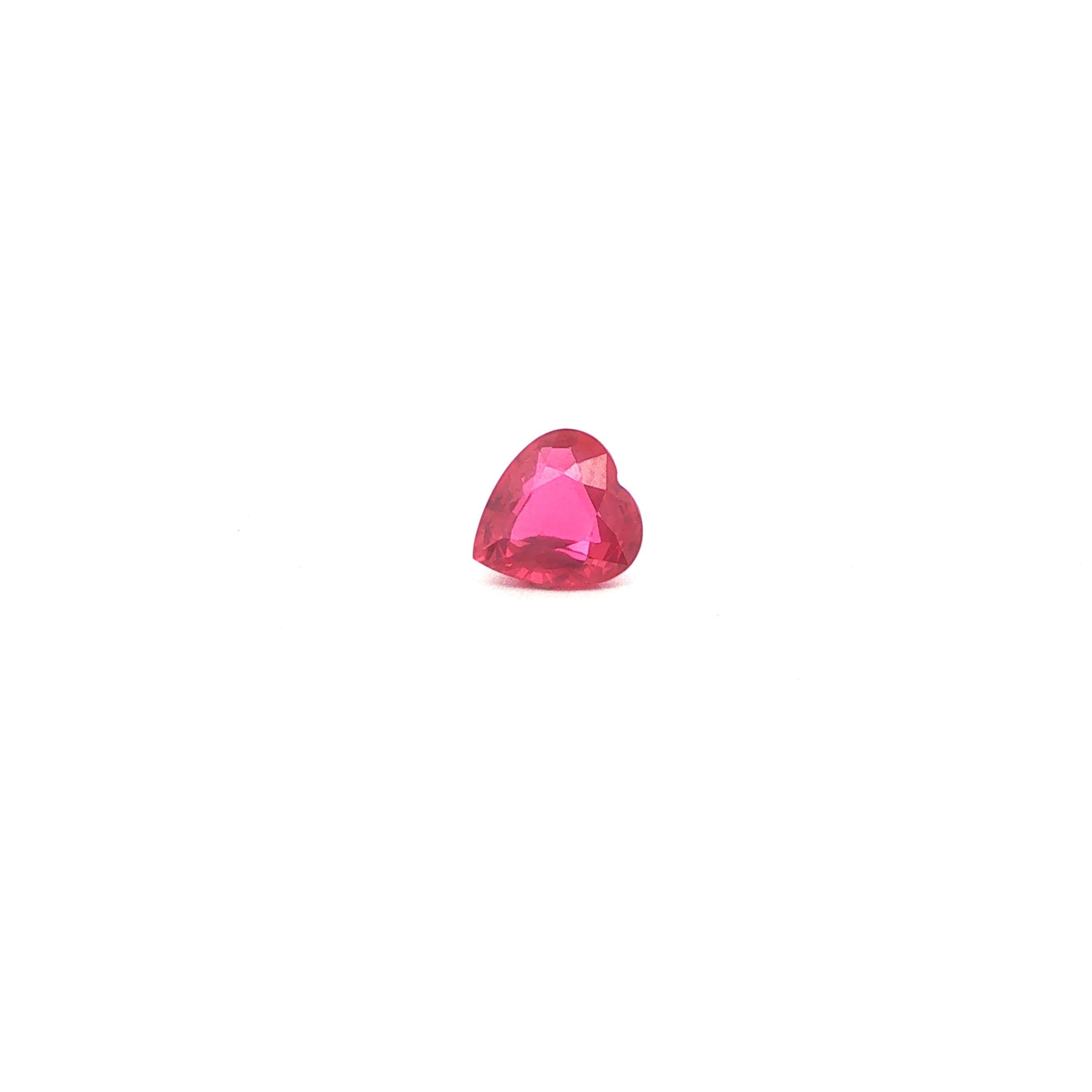1.26ct Heart Natural Ruby