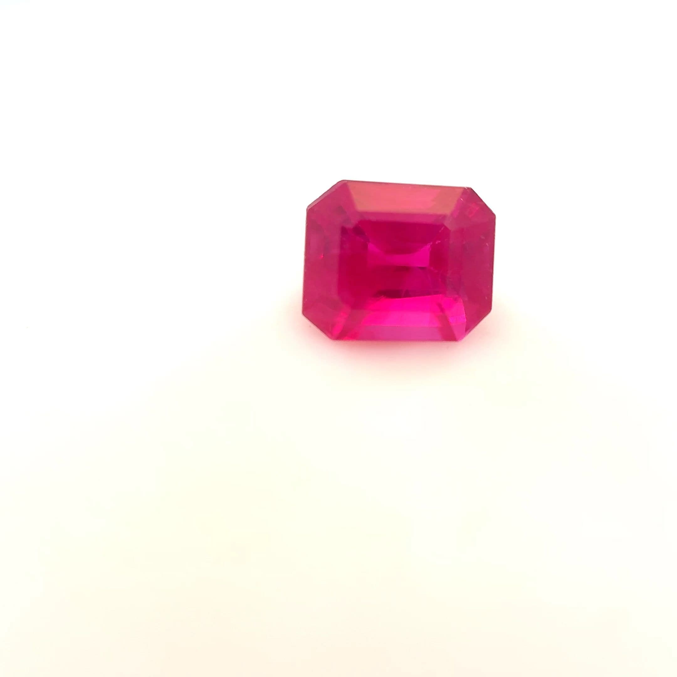0.96ct Emerald-cut Natural Ruby