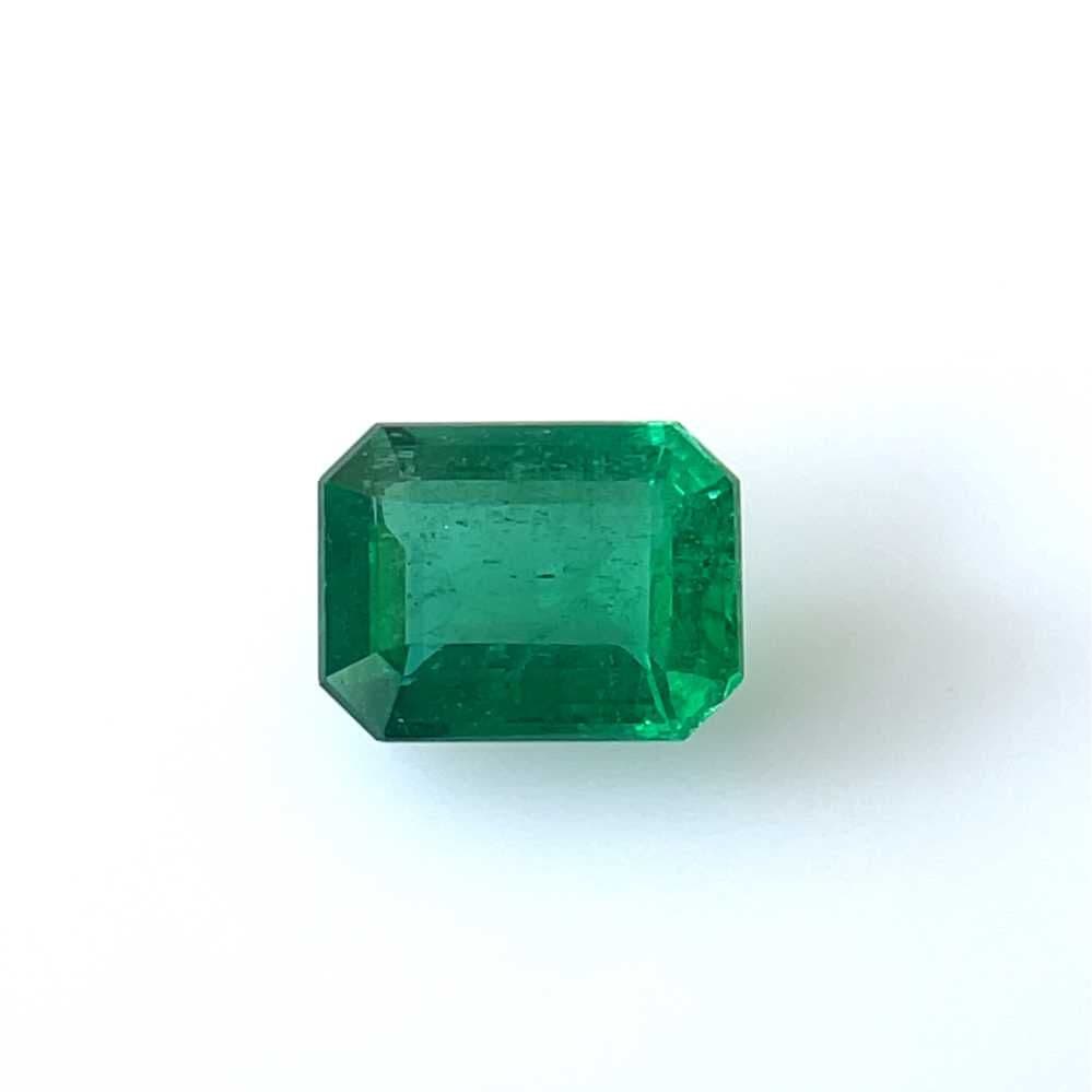 2.46ct Emerald-cut Natural Emerald