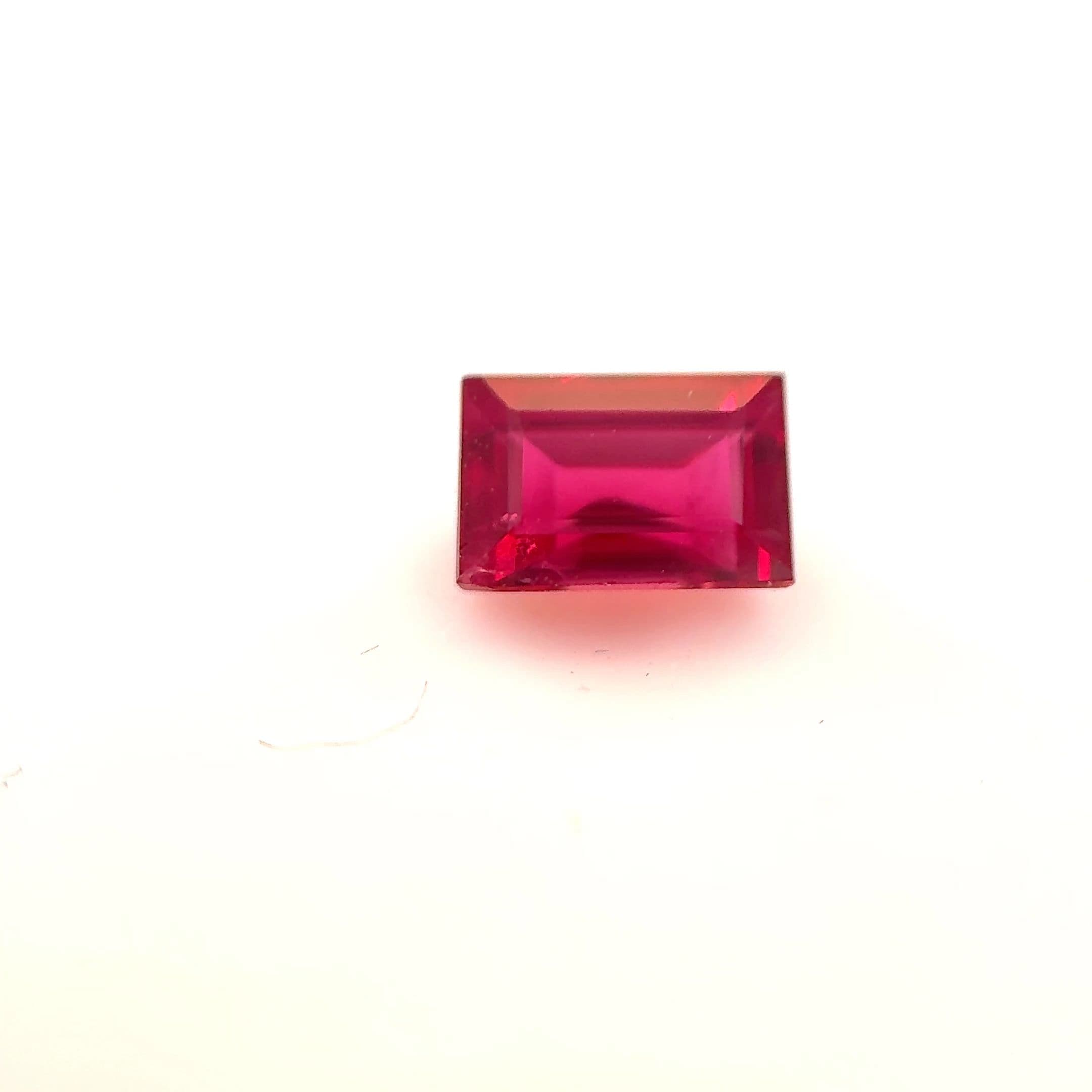 0.55ct Baguette Natural Ruby