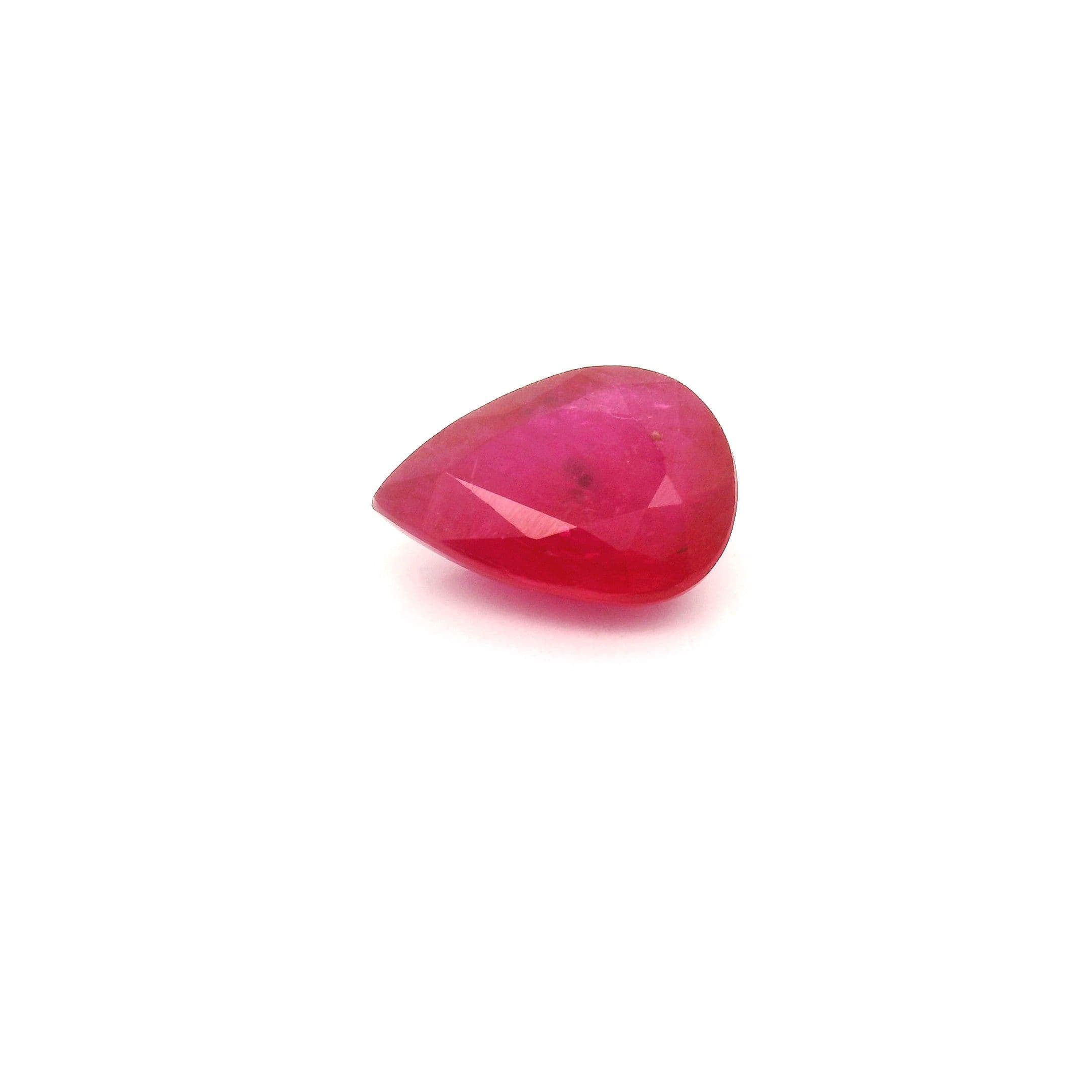 1.58ct Pear Natural Ruby