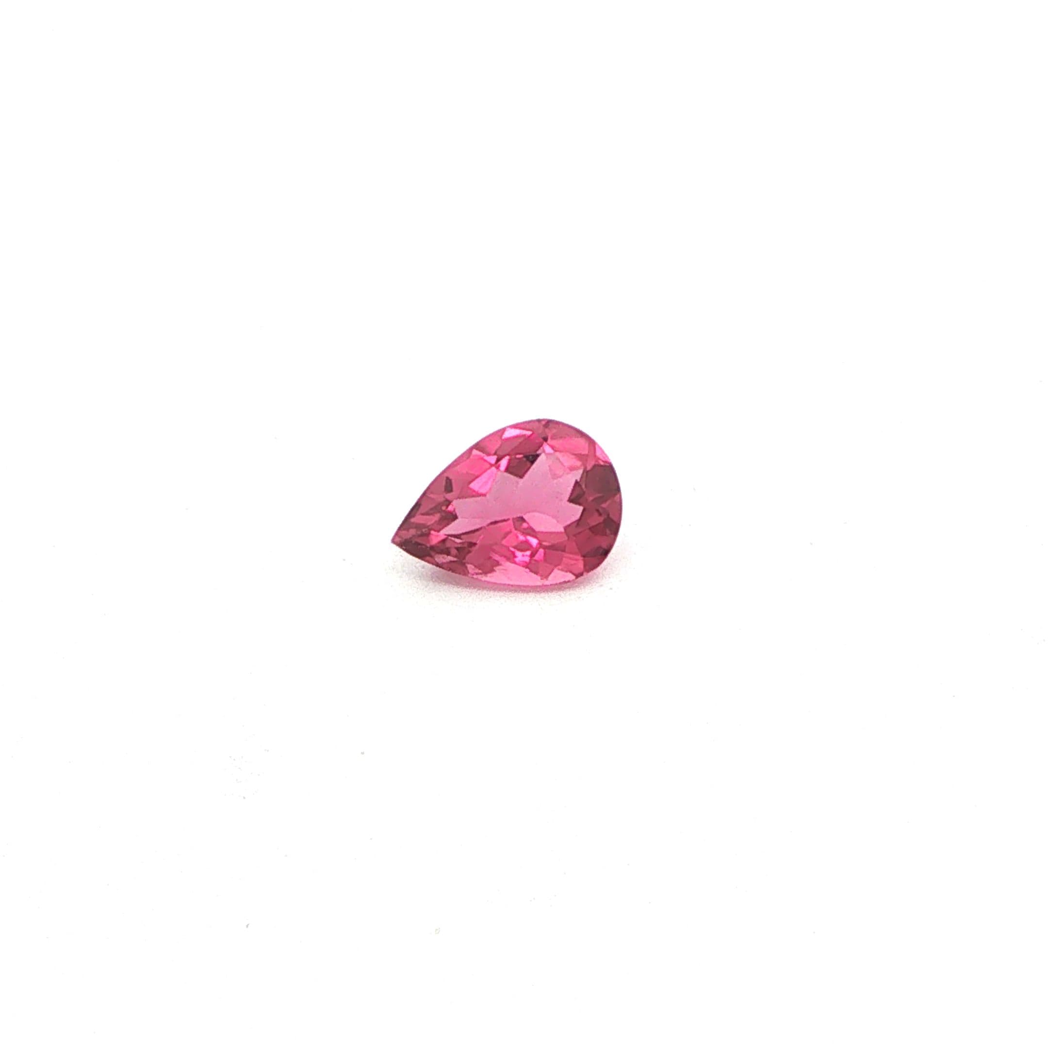 1ct Pear Natural Tourmaline - alternate view