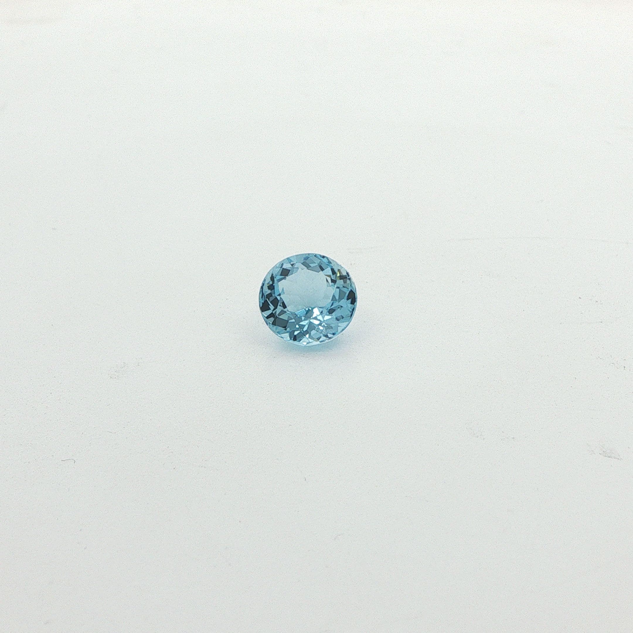 1.6ct Round Natural Aquamarine
