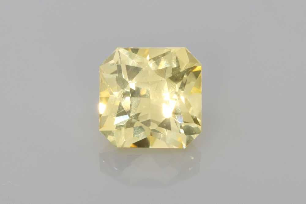 2.94ct Asscher Natural Sapphire