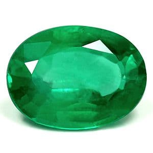 1.67ct Oval Natural Emerald
