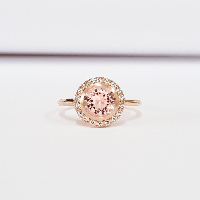 peach champagne diamond