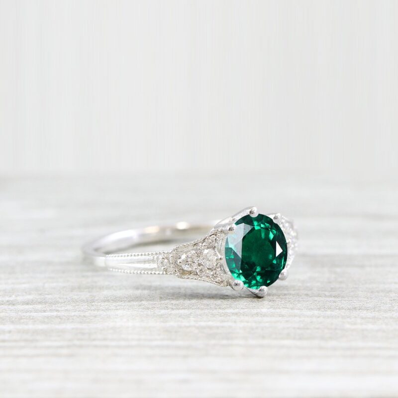 Top more than 159 vintage emerald rings gold super hot