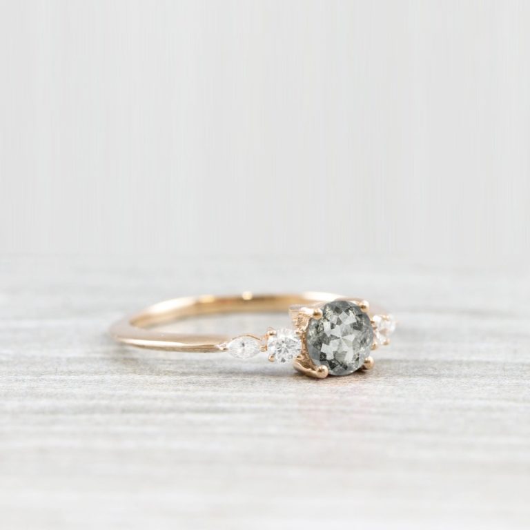Oval lab grown diamond floral engagement ring – Aardvark Jewellery